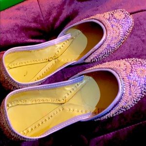 Beaded slippers